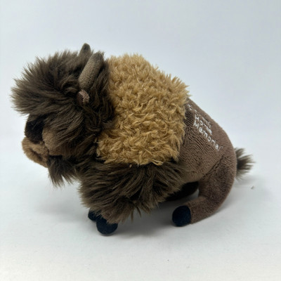 Wildlife Artists Bison Plush Stuffed Animal Brown Ox Bull Wild Furry Cute 6''