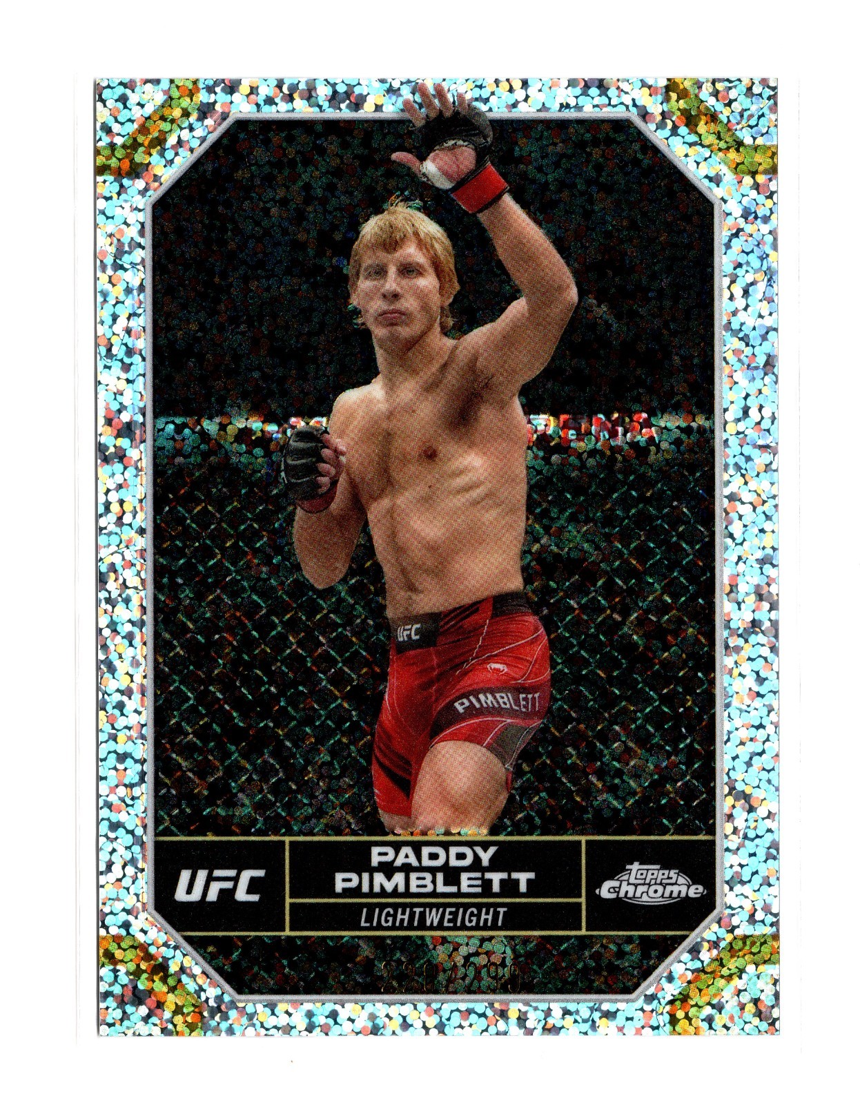 2024 Topps Chrome UFC - Paddy Pimblett #151 Speckle Refractor /299