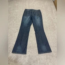 Y2K grunge Gitano bootcut jeans 8 mid rise dark wash stretch blue jeans