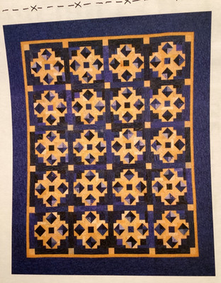PATTERN Primitive Dilithium Crystals Mosaic Block Quilt NEW Quilt Country 2 SIZE