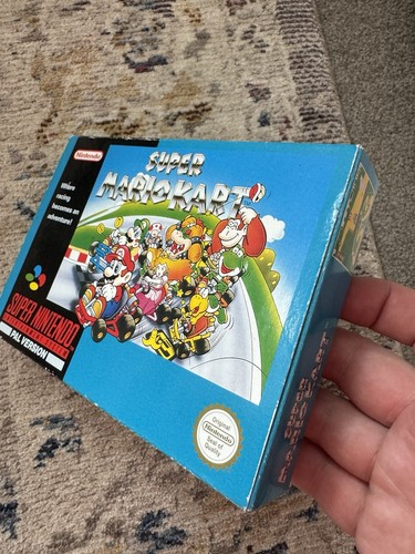 Super Mario Kart SNES Super Nintendo Game Boxed Complete - PAL - Picture 2 of 9