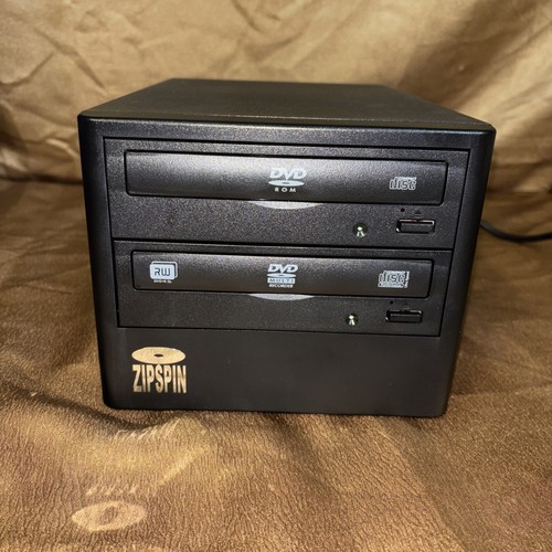 Zipspin CD & DVD Duplicator - DVD Master-WM P/N 22213 Tested Powers On ...