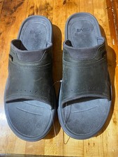 Teva Men's Langdon Slide Sandals gray Leather US Men’s Size 12 NEW