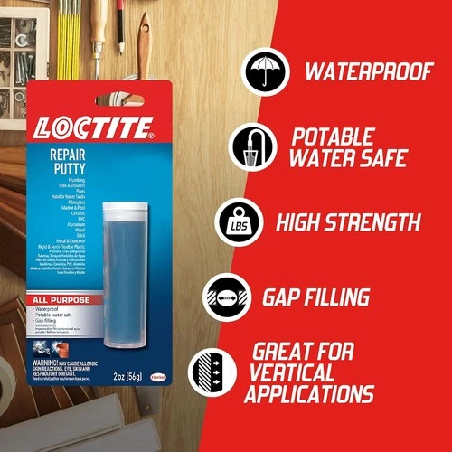Loctite All Purpose Repair Putty, 2 oz Stick, 1 Pack