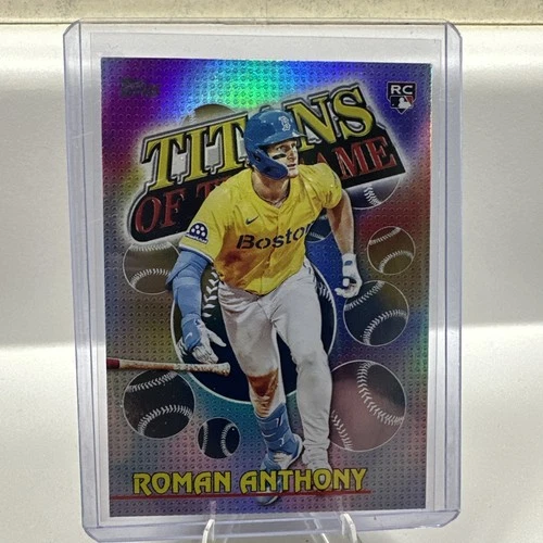 2026 Topps Roman Anthony Titans of The Game Rookie Card # TOG 9