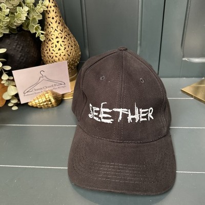 Seether Black Cap One Size Fits All Metal Band Merch Band Ref7358