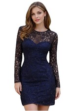 VTG Jennifer By KVM Y2K Sequins Blue Mini Dress Women’s Size Small Tags