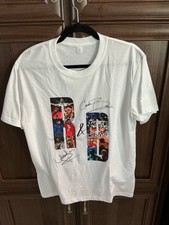 Usher and Chris Brown white T-shirt size medium