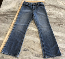 Childrens Place Boys Youth Bootcut Jeans Adjustable Waist Size 8 USED PICS