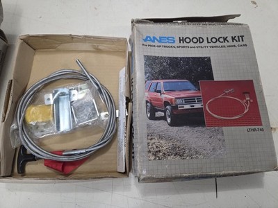 Vintage NOS Anes Universal Hood Lock Kit For Car Truck Van - C10 F100 K10 Bronco