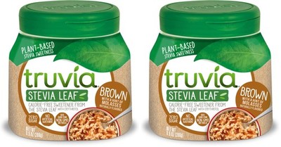 Truvia Calorie-Free Brown Spoonable Sweetener from the 9.8 Ounce (Pack of 2) 