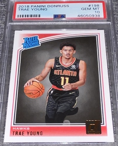 2018 Panini Donruss Trae Young Rated Rookie PSA 10