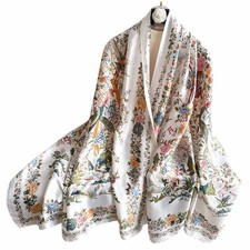 Lightweight Mulberry Silk Scarf Wraps - Long, Stylish, Soft Accessories