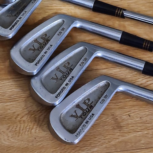 Vintage MacGregor VIP Tour CB92 Forged Iron Set 3-PW Men's RH Stiff Steel Shafts - Picture 2 of 18