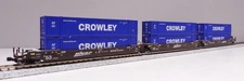 Kato 106-6182 N BNSF Maxi-IV Double Stack Car w/Container #254353 (Set of 3) NIB