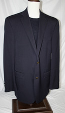 HART SCHAFFNER MARX 46L Wool Sport Coat 2B 1-Vent Knight Buttons