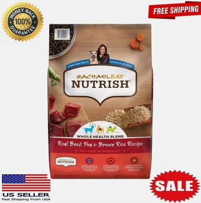 Rachael Ray Nutrish Real Beef, Pea, & Brown Rice Recipe Dry Dog Food 40-lb bag