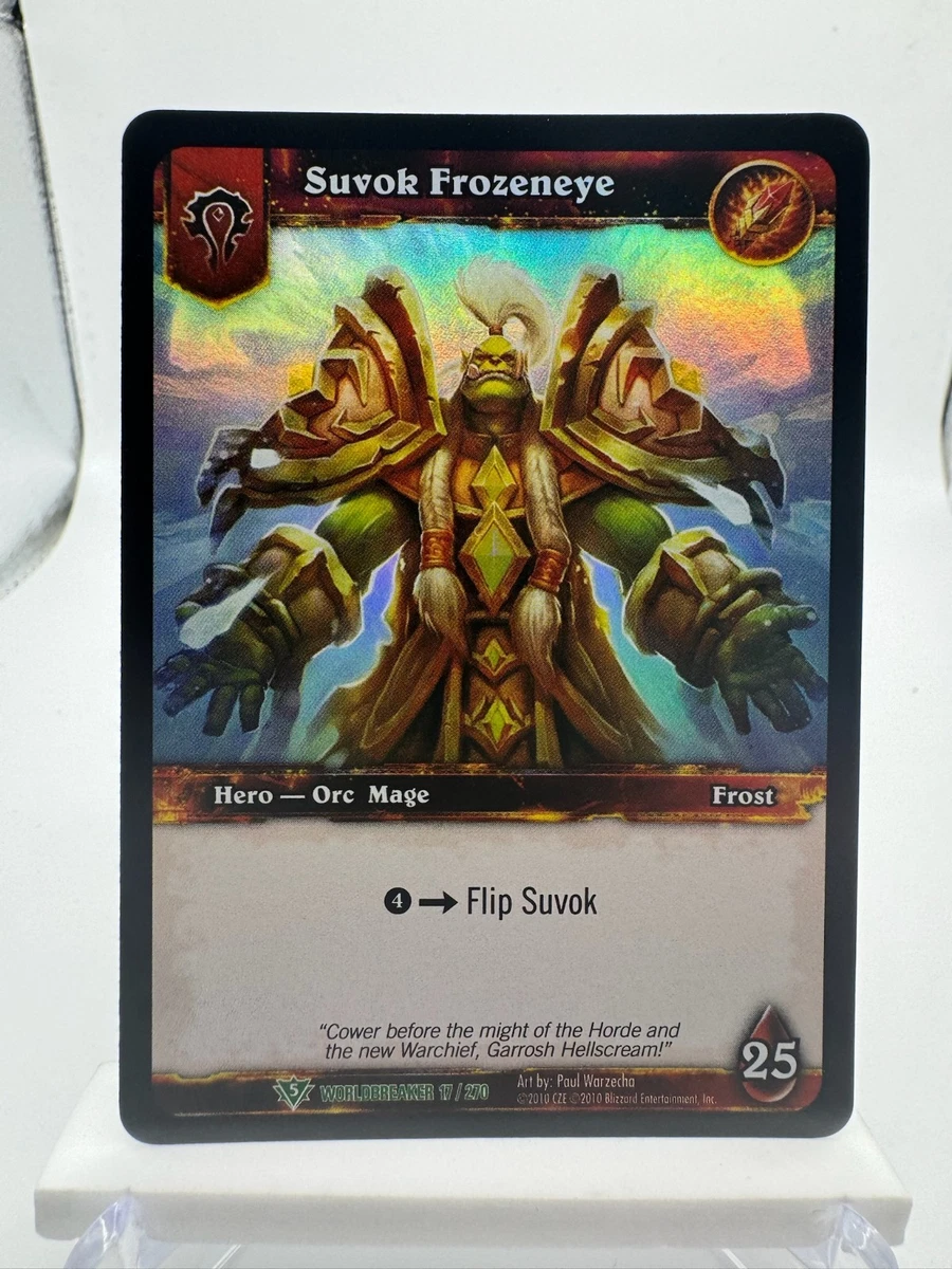 World of Warcraft TCG Worldbreaker Individual Collectible Card