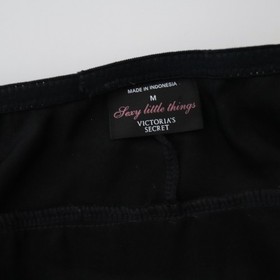 NEW Victoria's Secret VTG Sexy Little Things Satin Garter Bikini Panty MEDIUM