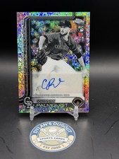 2025 Topps Chrome Update Carson Palmquist #AC-CP Black & White Mini Diamond Auto