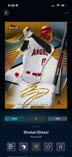 Topps Bunt 2026 Shohei Ohtani Finest 2020 Gold Autograph Rare Digital