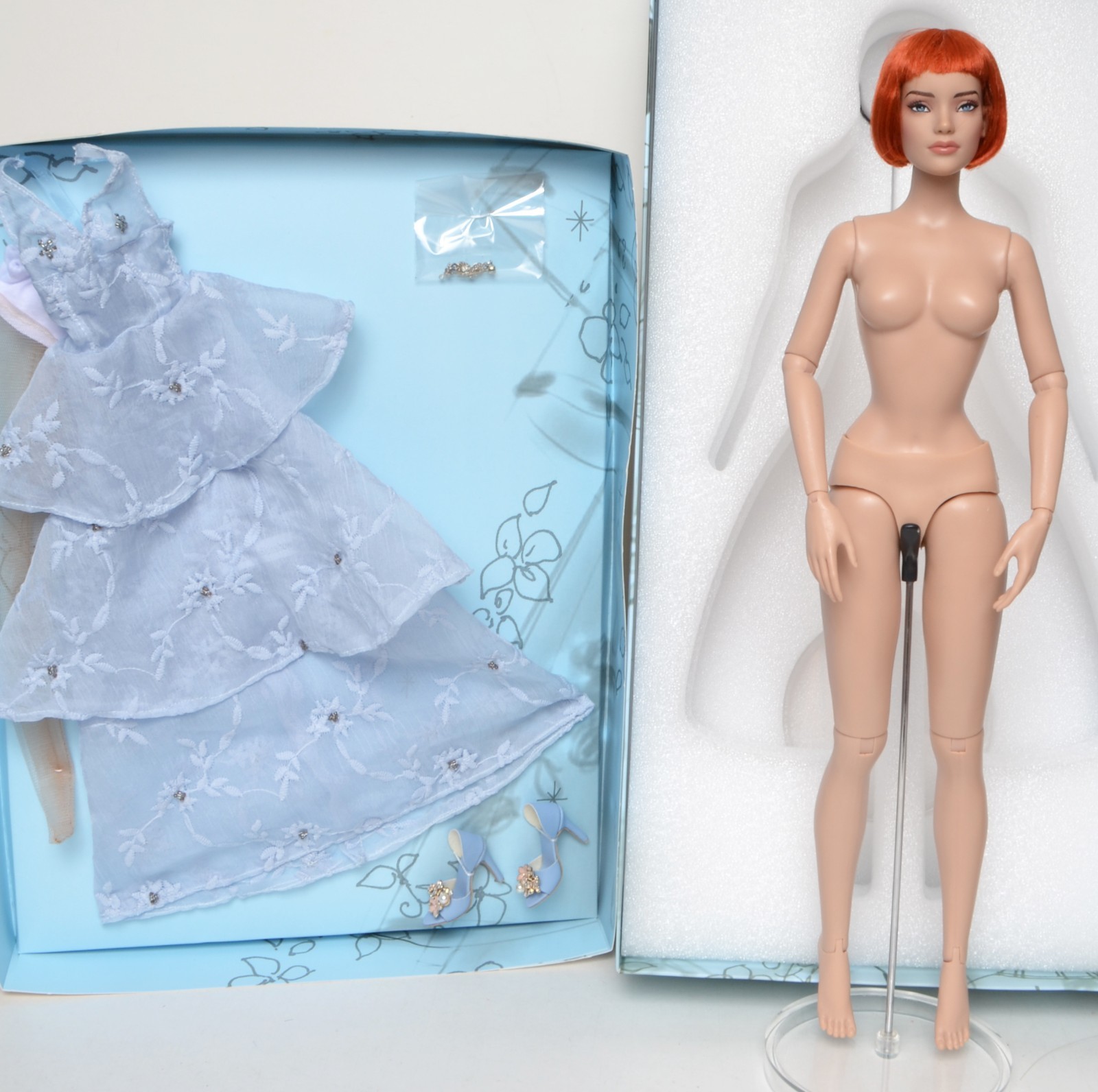 Кукла Tonner Lacie Churchill Basic 16" Wigged Nude Doll Short Red Hair Tonner + Bonus RTB102
