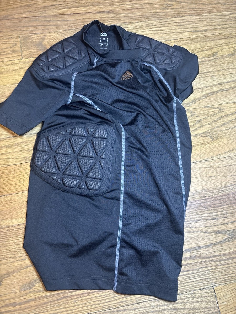 Adidas Youth Football Padded Shirt TechFit Compression Climacool