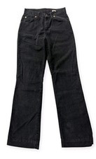 Levis Pants Womens Size 5M Black Corduroy 917 Boot Cut Mid Rise Retro Vtg