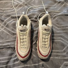 Nike Air Max 97 White Red Bullet Sneakers