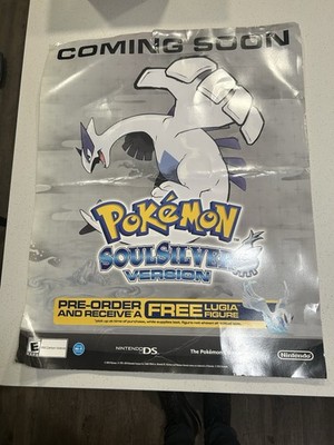 Pokemon SoulSilver Coming Soon Poster Nintendo DS Pokémon 22 x 28 inches 2010