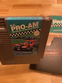 R.C. Sistema de entretenimiento Pro-Am Nintendo NES 1987 con manual gran forma