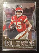 SILVER INSERT Patrick Mahomes II 2021 Playoff Call to Arms #CA-PMA ￼Chiefs SP NM