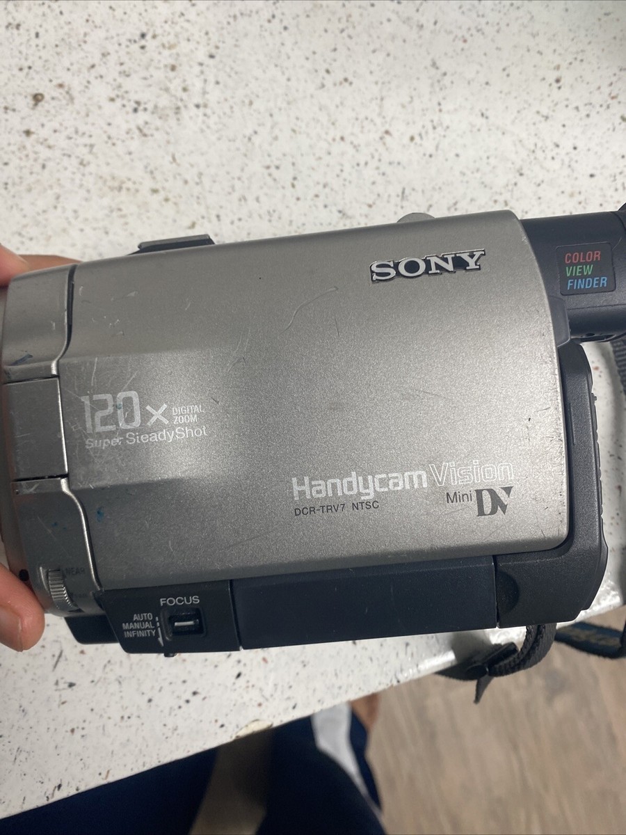 SONY miniDV HANDYCAM DCR-TRV7 ⑨ Sony Handycam DCR-TRV7 miniDV Video Camera Digital Zoom120x