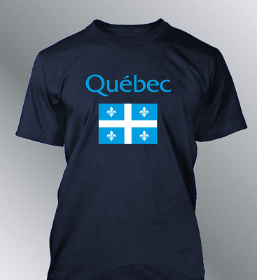 T-Shirt Flagge Quebec Herren Fan Fußball WM Fußball Canada flag