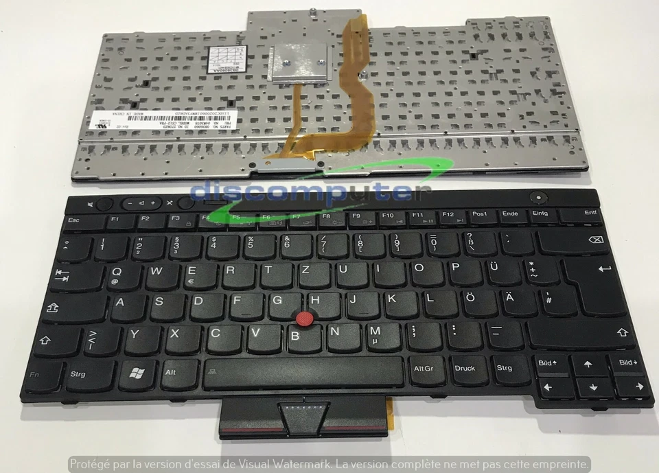 Clavier QWERTZ Allemand pour Lenovo T430 - Photo 1/1