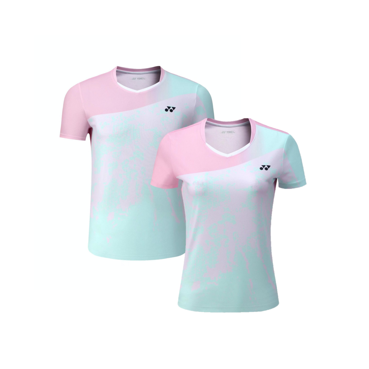 Yonex 2022 Game Wear Couple T-Shirt (Green-Pink) Tennis