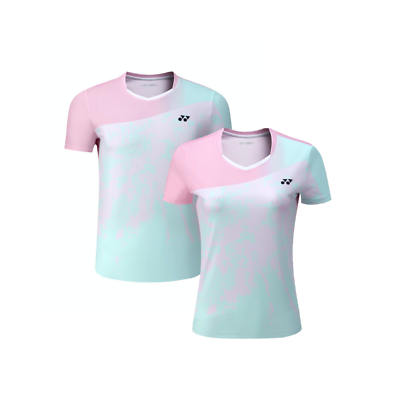 YONEX Tシャツ ピンク/ホワイト Yonex 2022 Game Wear Couple T-Shirt (Green-Pink) Tennis Badminton