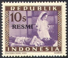 Indonesia 1949 Official/Nurse/Medical/Health/Hospital/Welfare 1v (n42455)