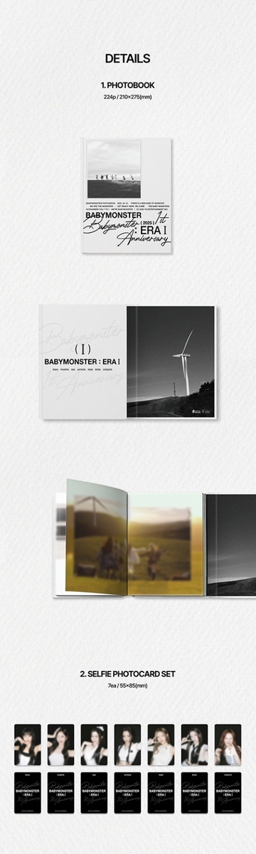 BABYMONSTER : ERA l BABYMONSTER 1st ANNIVERSARY PHOTOBOOK Official