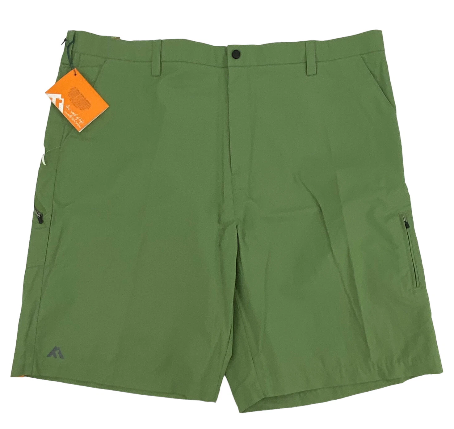 Tahoe River Outfitters Green Cargo Shorts 46 Performance Outdoor 10" UPF 30 NWT