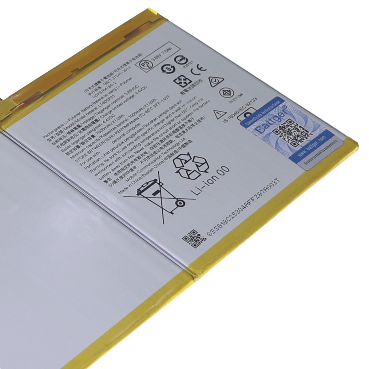 Original Lenovo IdeaPad Duet Chromebook CT-X636F Battery