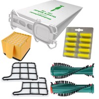 12 Staubsaugerbeutel FiltertüTen Filter Duft Passt FüR Vorwerk Kobold 135 136
