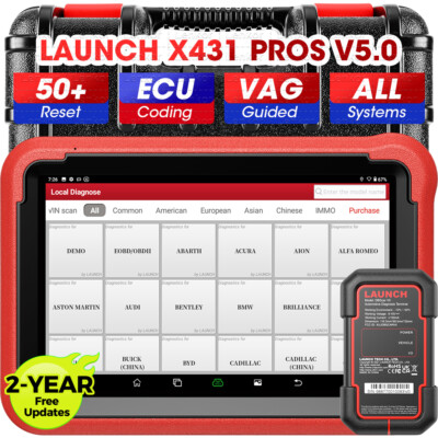 2025 LAUNCH X431 PROS V+ V5.0 Profi OBD2 Diagnosegerät ALLE SYSTEME ECU Coding
