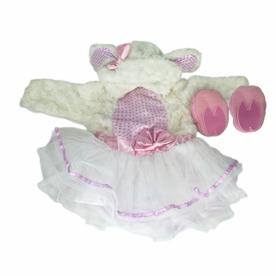 Little Lamb Halloween Costume for Infants, Includes a Dress, a Hood 6-12 month - Image 3 of 4