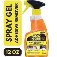 Goo Gone Original Spray Gel Adhesive Remover, Citrus Scent, 12 oz