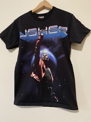 USHER 'OMG' 2011 Tour Hip Hop Double Sided Concert T Shirt small