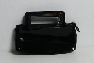 Bulaggi Damen y2k Mini Lack Clutch Tasche - Schwarz (ba41)