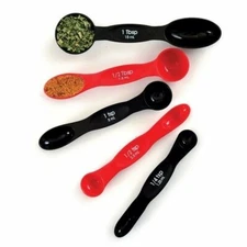 Norpro 5 pc Magnet Nesting Measuring Spoon Set - Dishwasher Safe Kitchen Baking