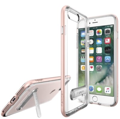 Spigen Crystal Hybrid Case w/ Kickstand for Apple iPhone 8+/7+