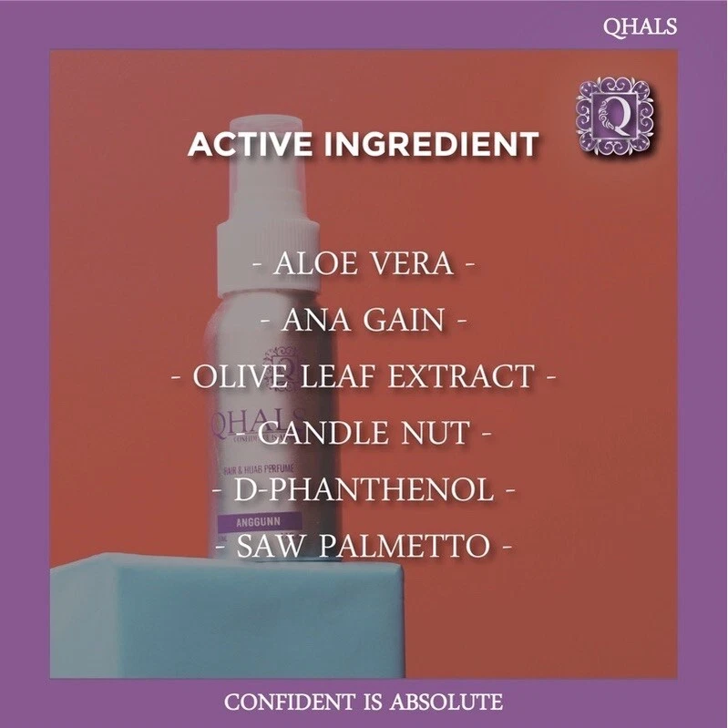 Hair Spray Anti Hairfall (50ml)-Olive,Aloe Vera, Cadle Nut,Saw Palmetto, AnaGain - Image 2 of 2